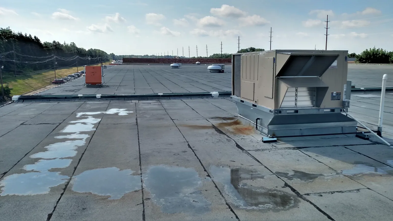 Commercial Fire Damage Roof Repair in Bellevue, WA