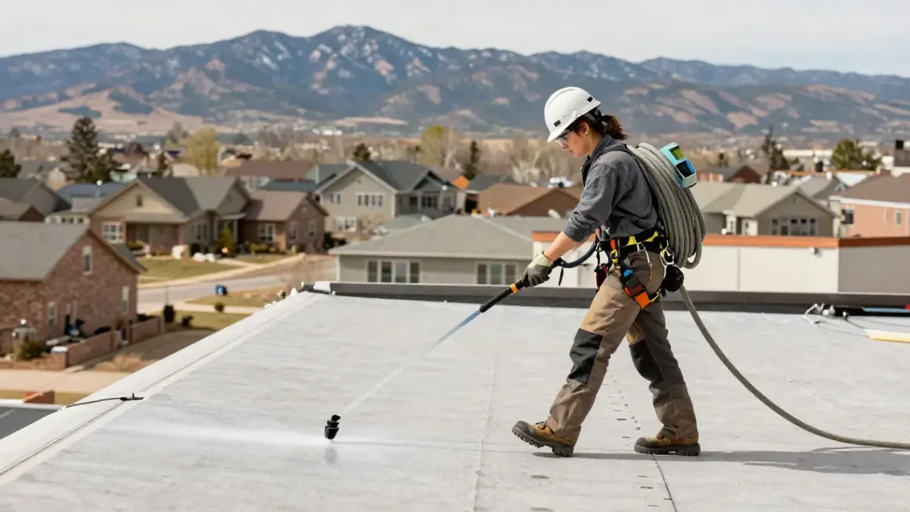 Commercial Ponding Water Roof Repair in Bellevue, WA
