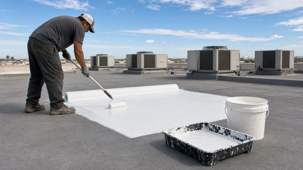Commercial Roof Coating Restoration in Bellevue, WA