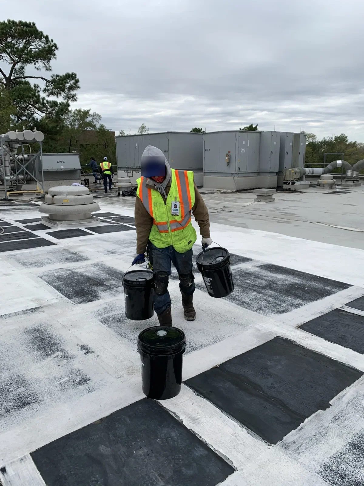 Commercial Storm Damage Roof Repair in Bellevue, WA